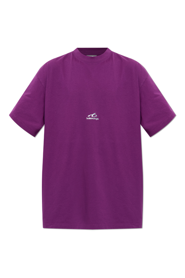 Purple 'Skiwear' t-shirt Balenciaga - Vitkac AS